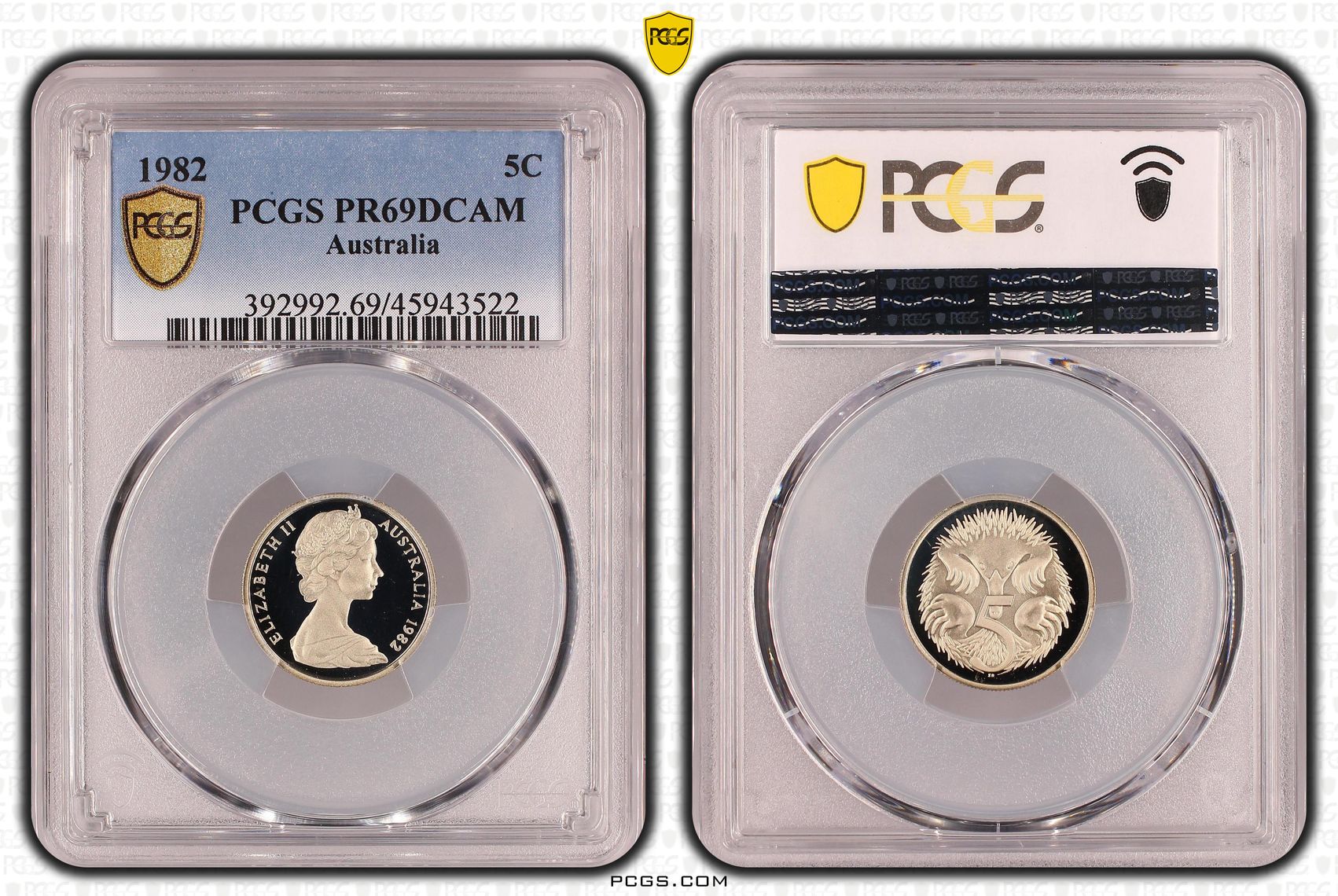 , Five Cent, 1982, PCGS PR69DCAM