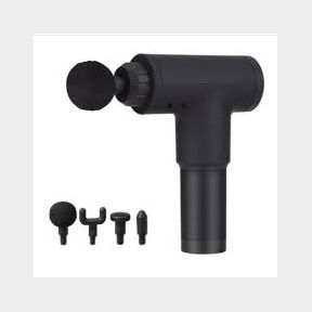 4 Head Fascial Muscle Massage Gun - Black - Bar 9901069775711 - 51734/2592 AS B3 (S1)