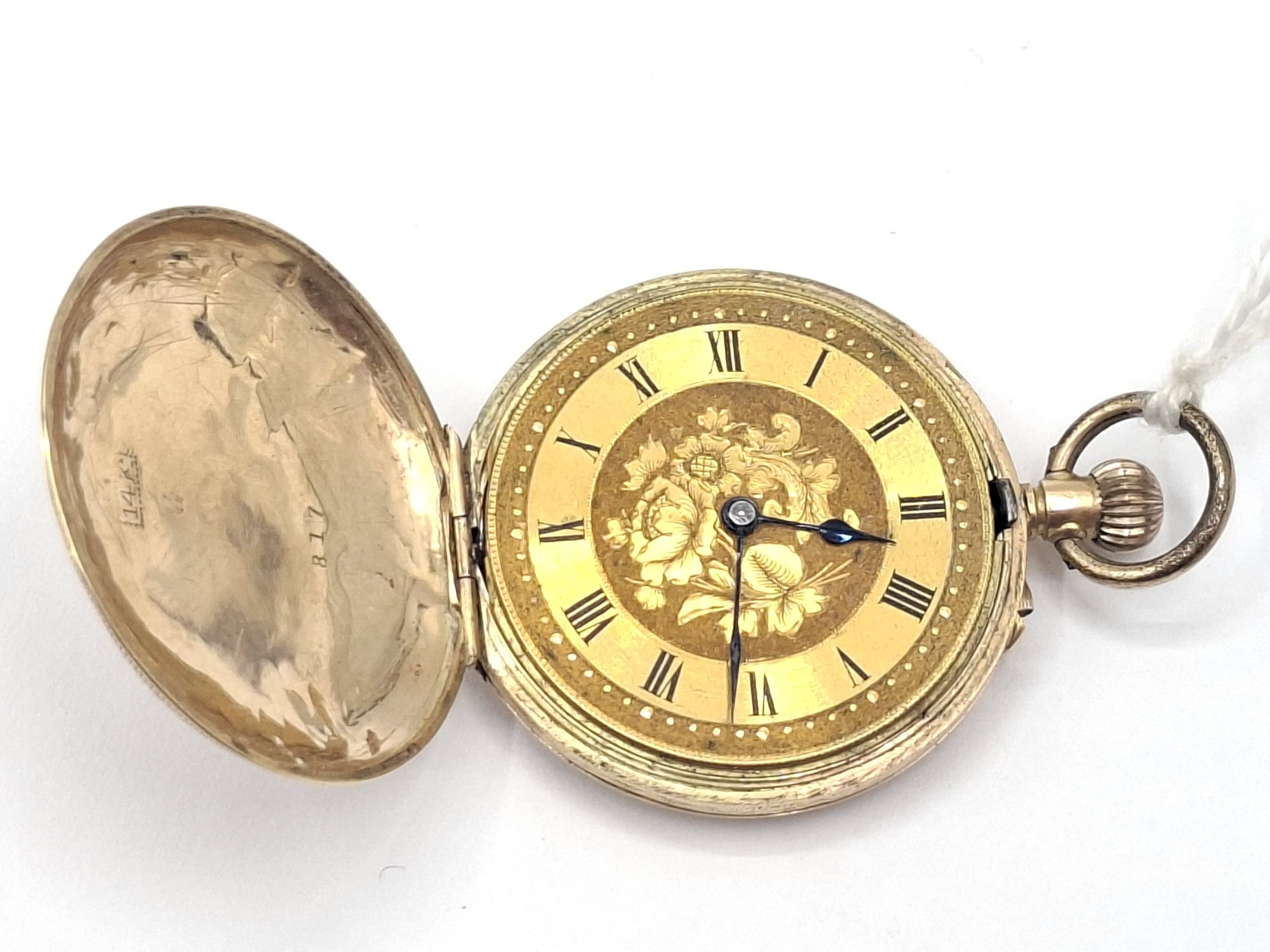 14ct Gold Ladies Pocket Watch