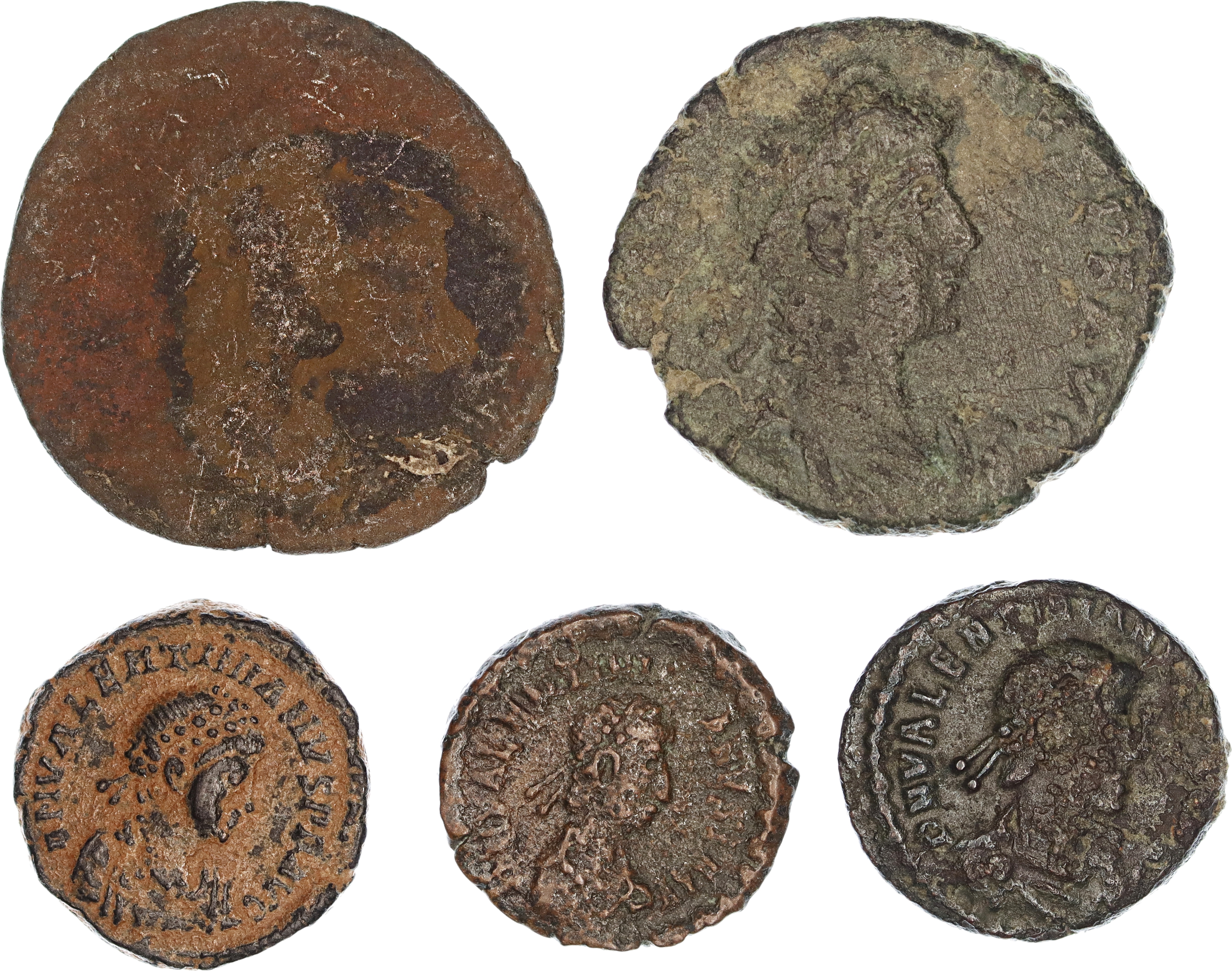 Roman Empire, Valentinian II, Æ, 375-392 AD, F-gF