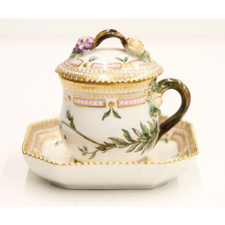 Royal Copenhagen Flora Danica Pot de Creme