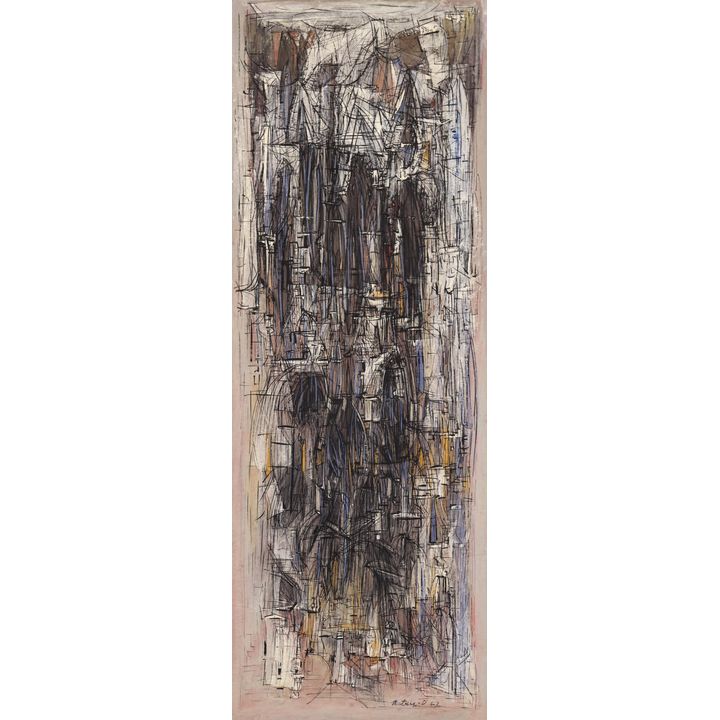 John Matsudaira ''Place of Worship'' 1962 Casein