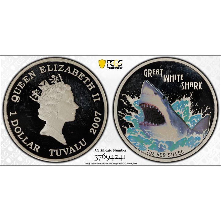 Elizabeth II, One Dollar, 2007 PR64DCAM