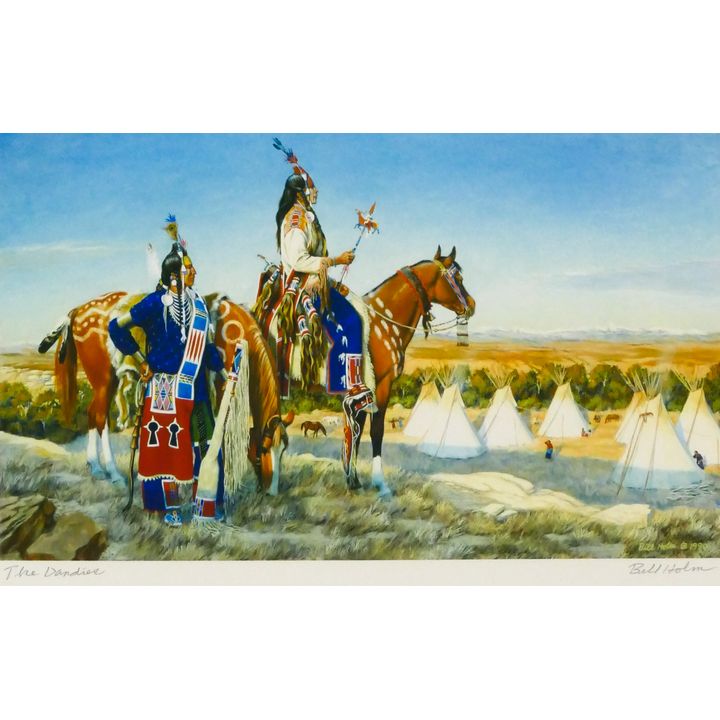 Bill Holm ''The Dandies'' Signed Print Framed 19''x24''