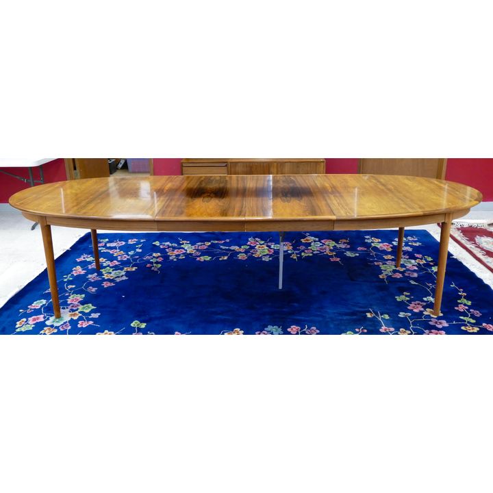 Torbjorn Afdal for Bruksbo Norway Rosewood Oval Dining Table