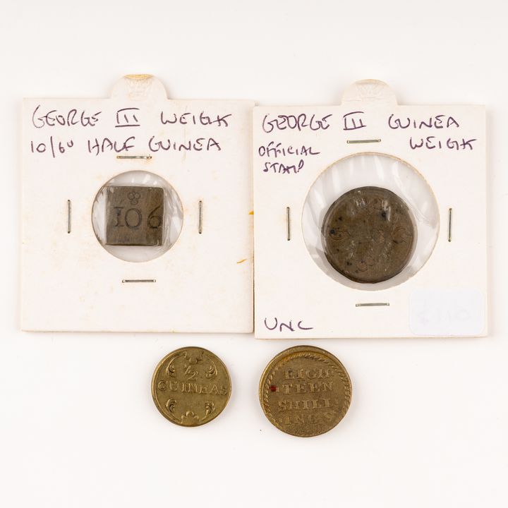 Great Britain, George III, Coin Weights, 1760 - 1820, VF - UNC