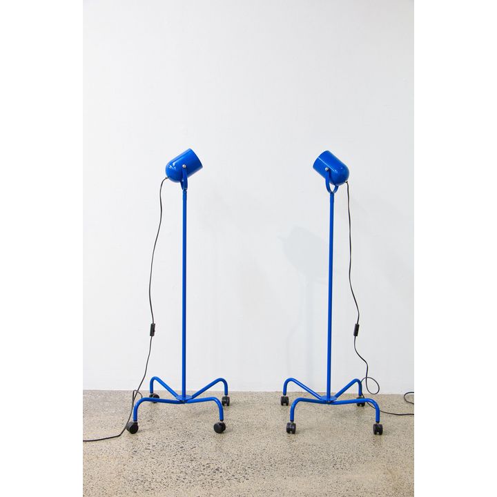 Verner Panton  - A pair of Panto Beam floor lamps