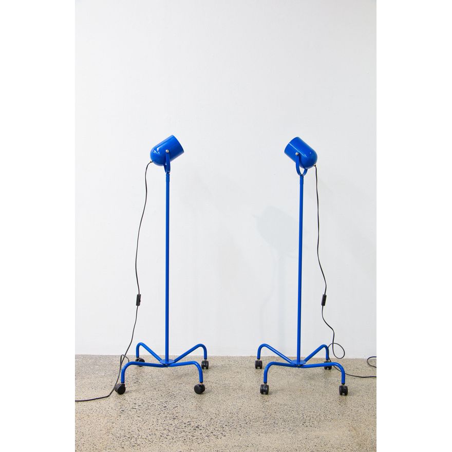 Verner Panton  - A pair of Panto Beam floor lamps