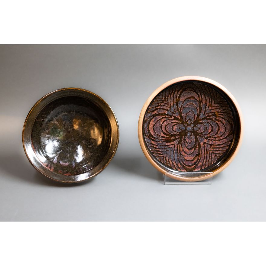 Graeme Storm - Stoneware bowl and dish