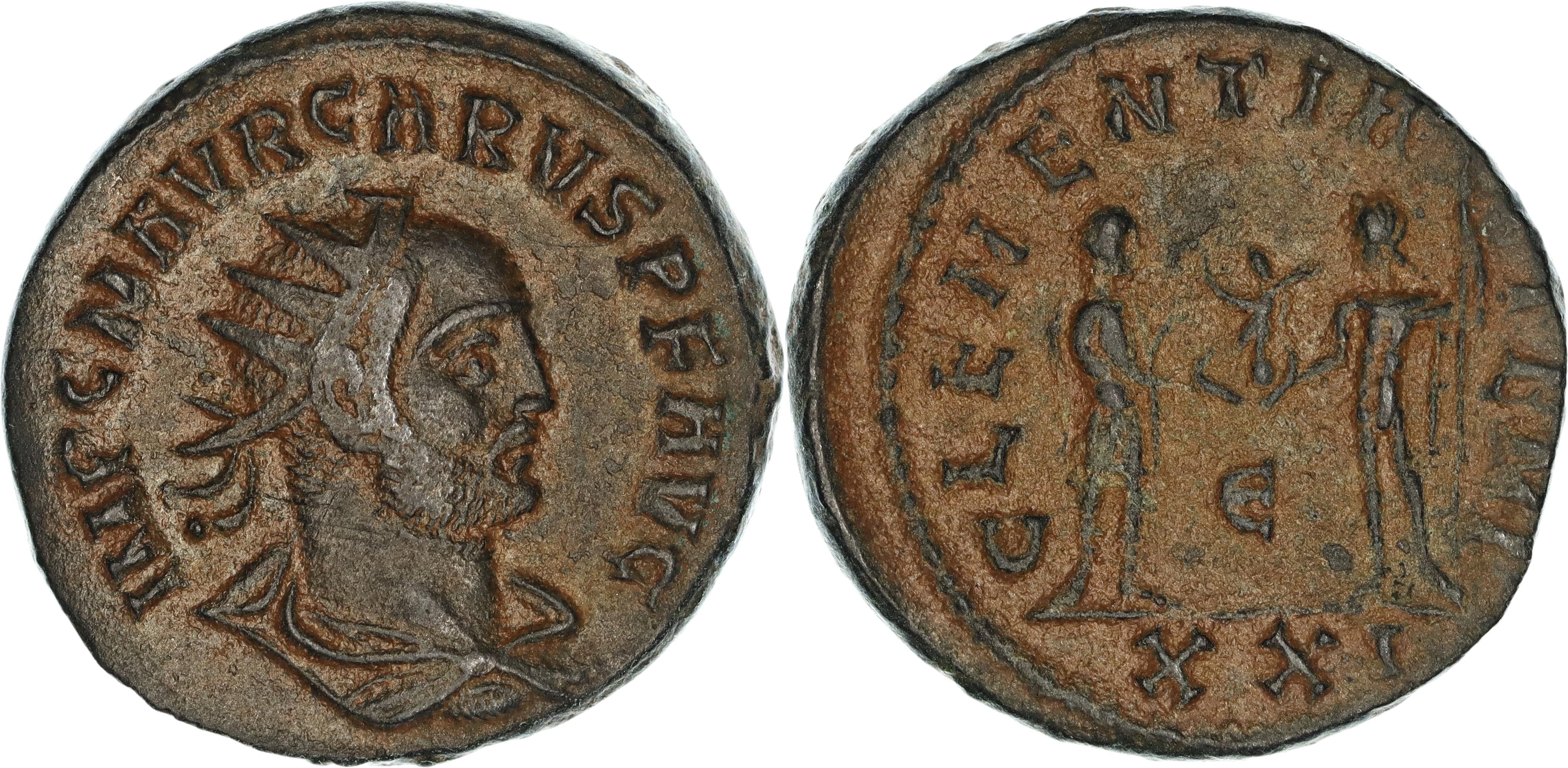 Roman Empire, Carus, Æ Antoninianus, 282 AD, nVF