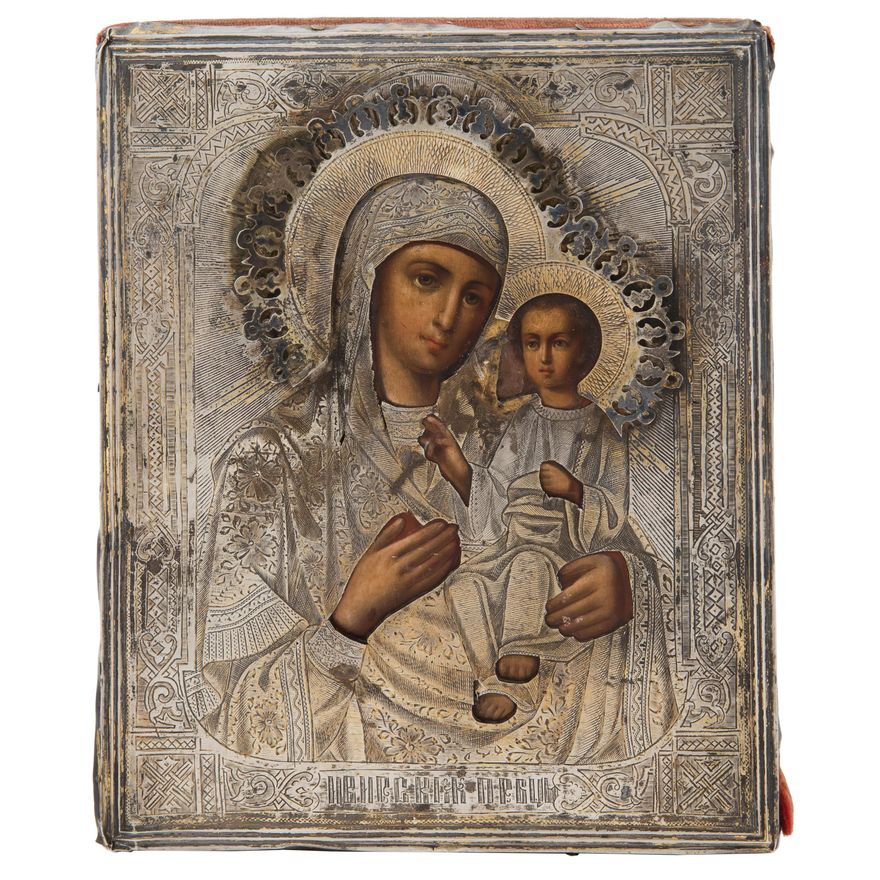 Ikona - Matka Boska Iwierska, Moskwa, 1886 r.