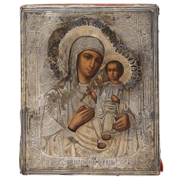 Ikona - Matka Boska Iwierska, Moskwa, 1886 r.