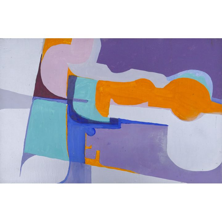Margaret Tomkins ''Montage'' 1972 Acrylic