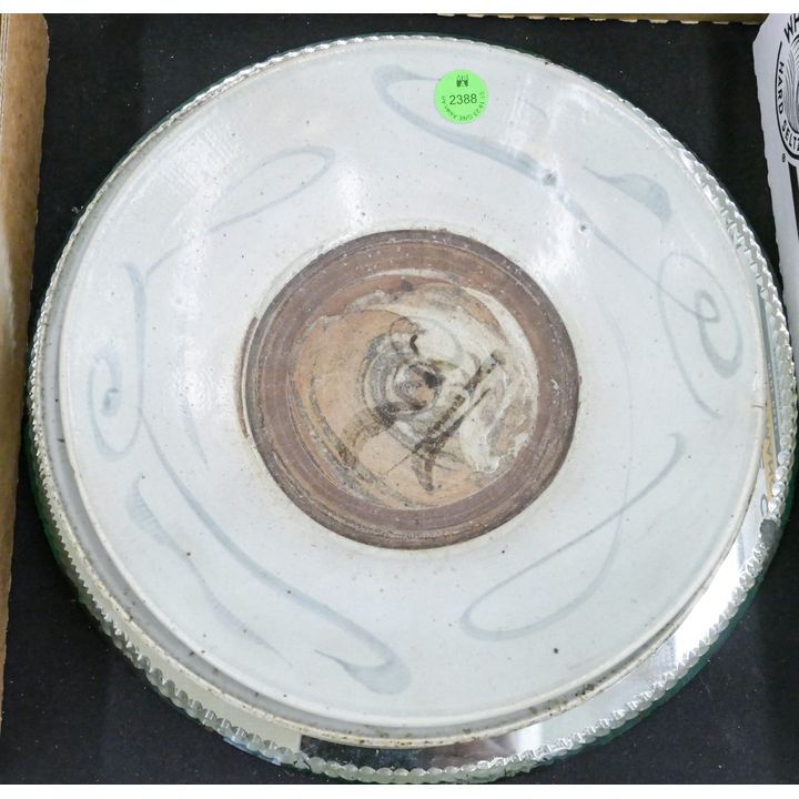 2pc Chinese 18th Cent. Ceramic Bowls 10''