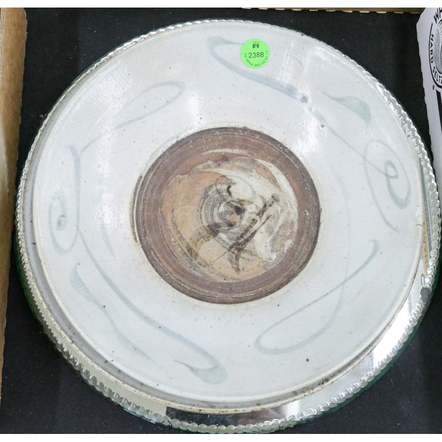 2pc Chinese 18th Cent. Ceramic Bowls 10''