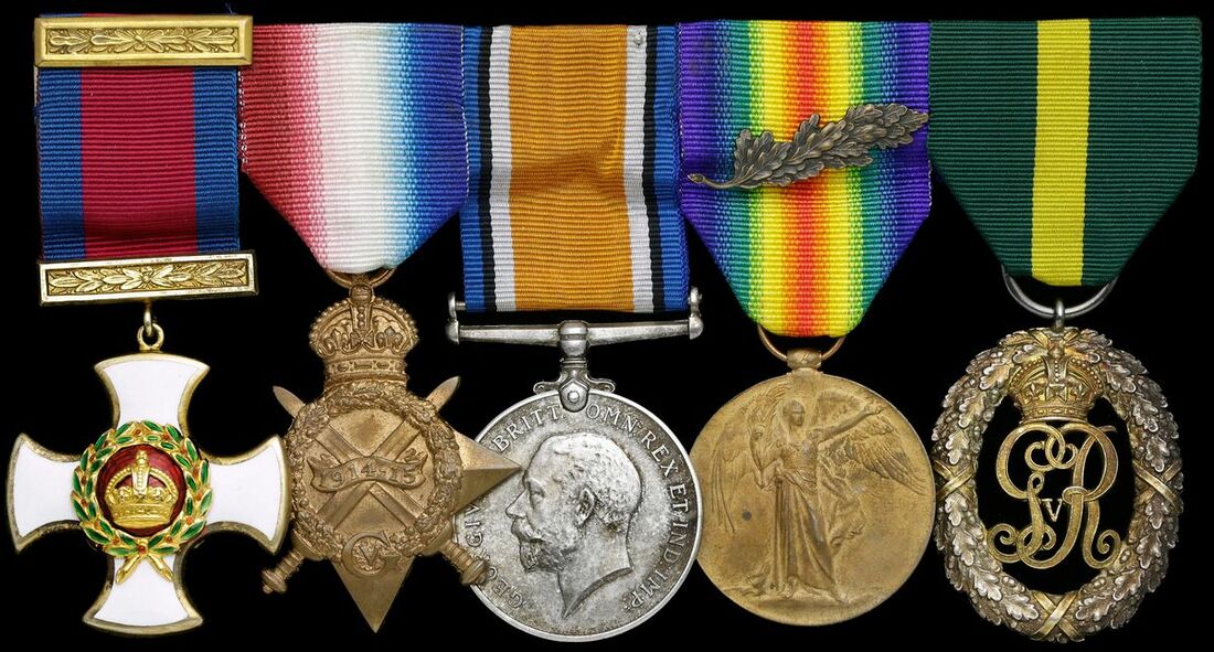 A Great War 'Egypt Operations' D.S.O. group of five awarded to ...