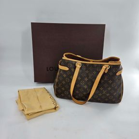 Louis Vuitton Batignolles Monogram Shoulder Handbag Purse