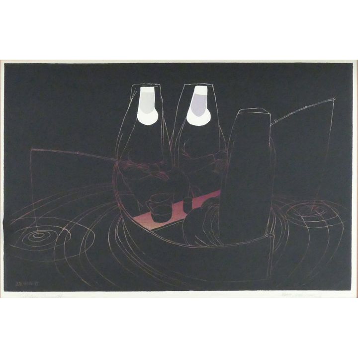 Elton Bennett ''Faith, Hope, Charity'' (Nuns Fishing) Signed Silkscreen