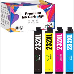 232 XL INK CARTRIDGES FOR EPSON 232XL INK CARTRIDGE COMBO PACK COMPATIBLE WITH EPSON WF-2930 XP-4200 XP-4205 WF-2950 PRINTER (1 BL