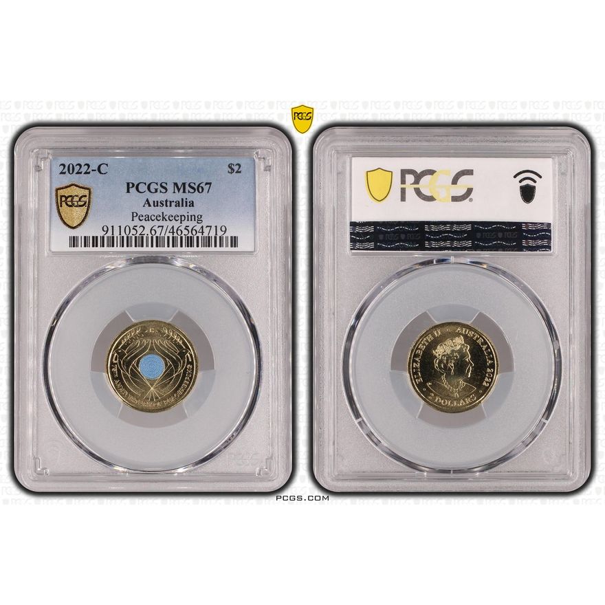 Peacekeeping Colorized , Two Dollar, 2022-C, PCGS MS67