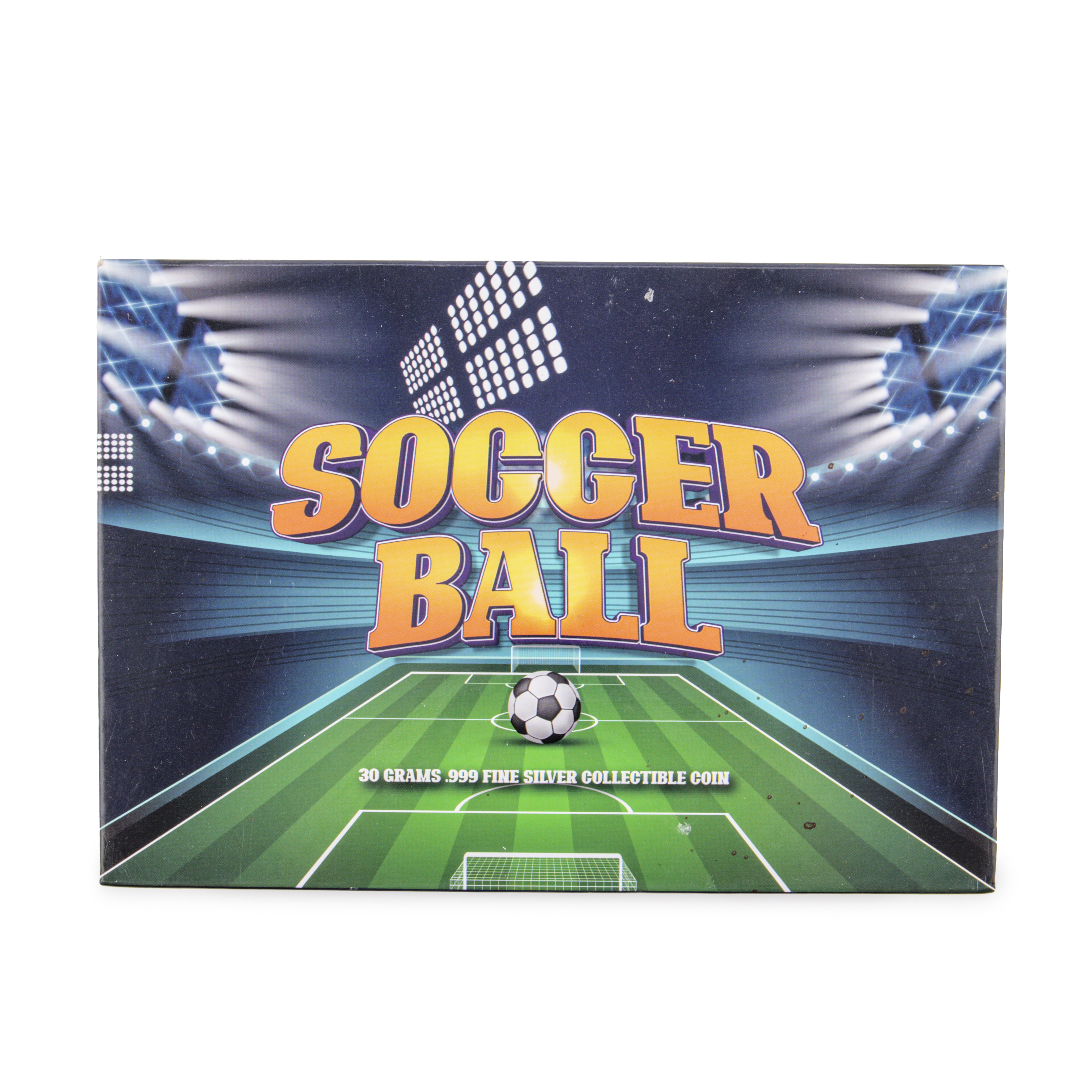 Chad, Silver Country Flags Soccer Ball, 5000 Francs, 2022, FDC