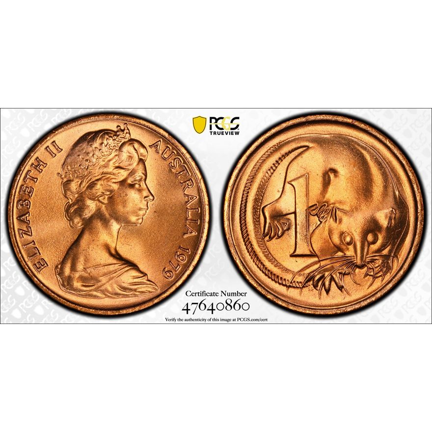 One Cent, 1979, PCGS MS66RD