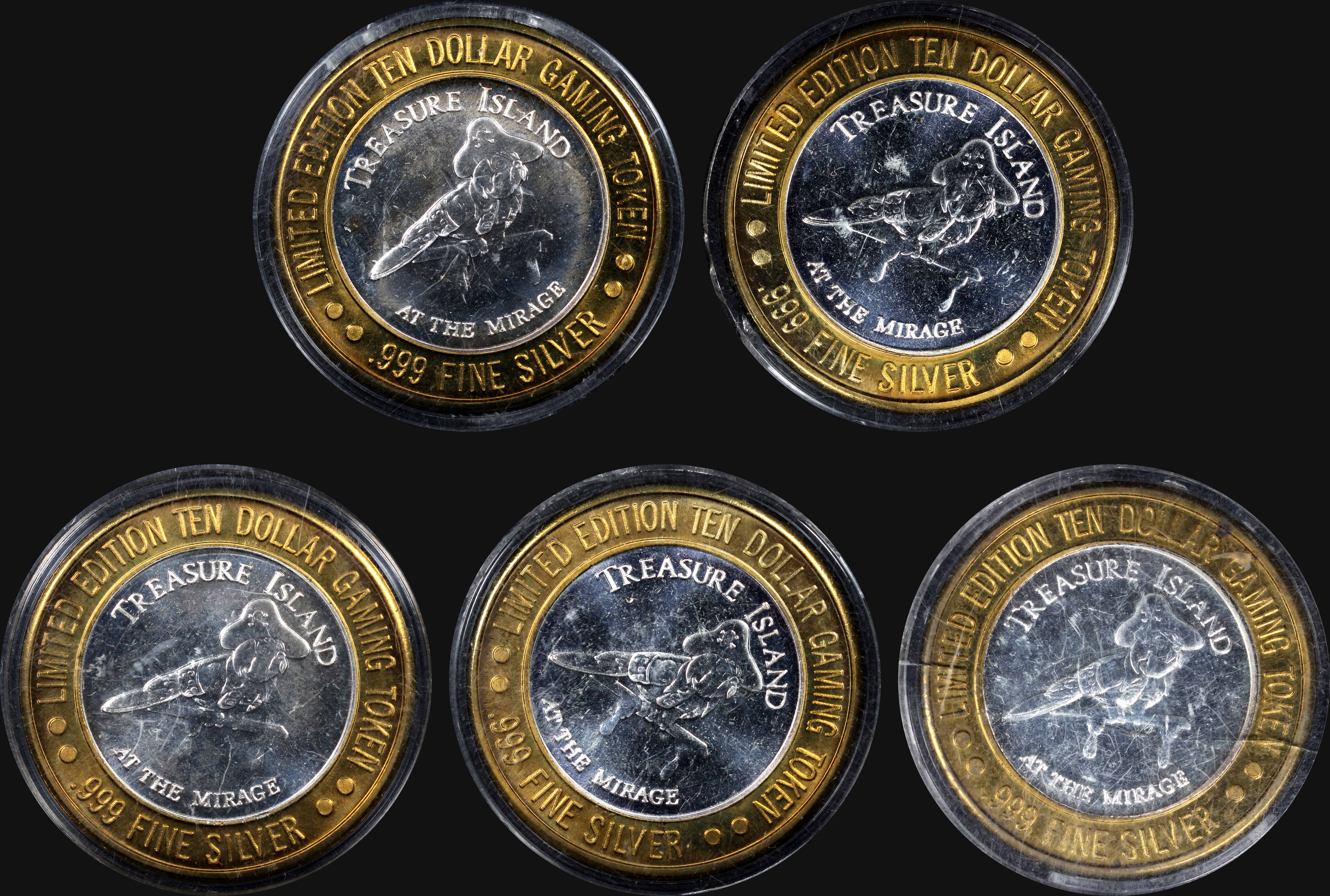 USA, 10 Dollars, Treasure Island Las Vegas, Limited Edition Gaming