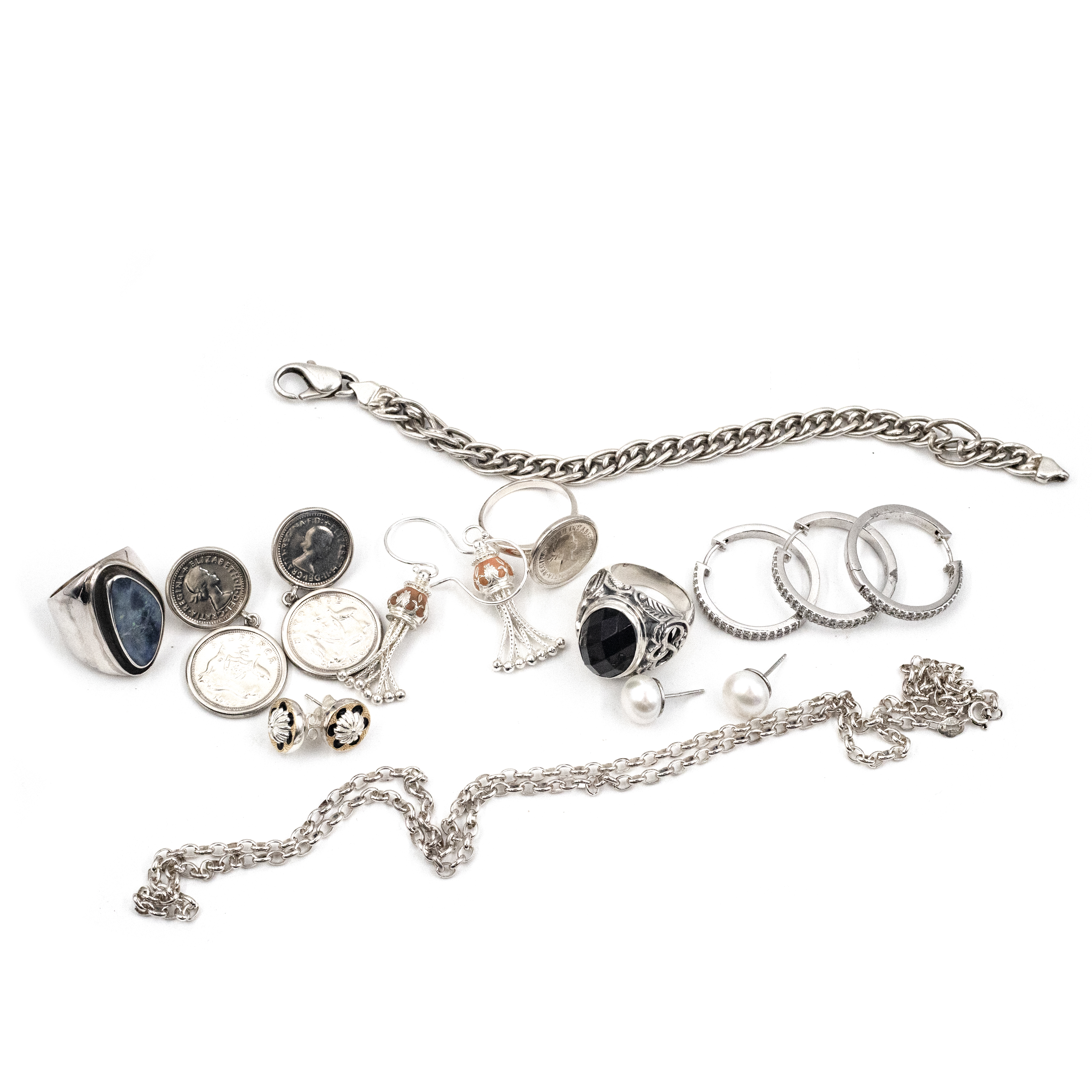 286 · Mix Lot of Silver Jewellery