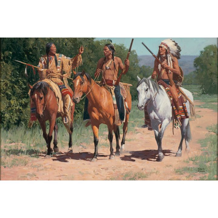 David Mann (1948- ), Call to the Little Bighorn