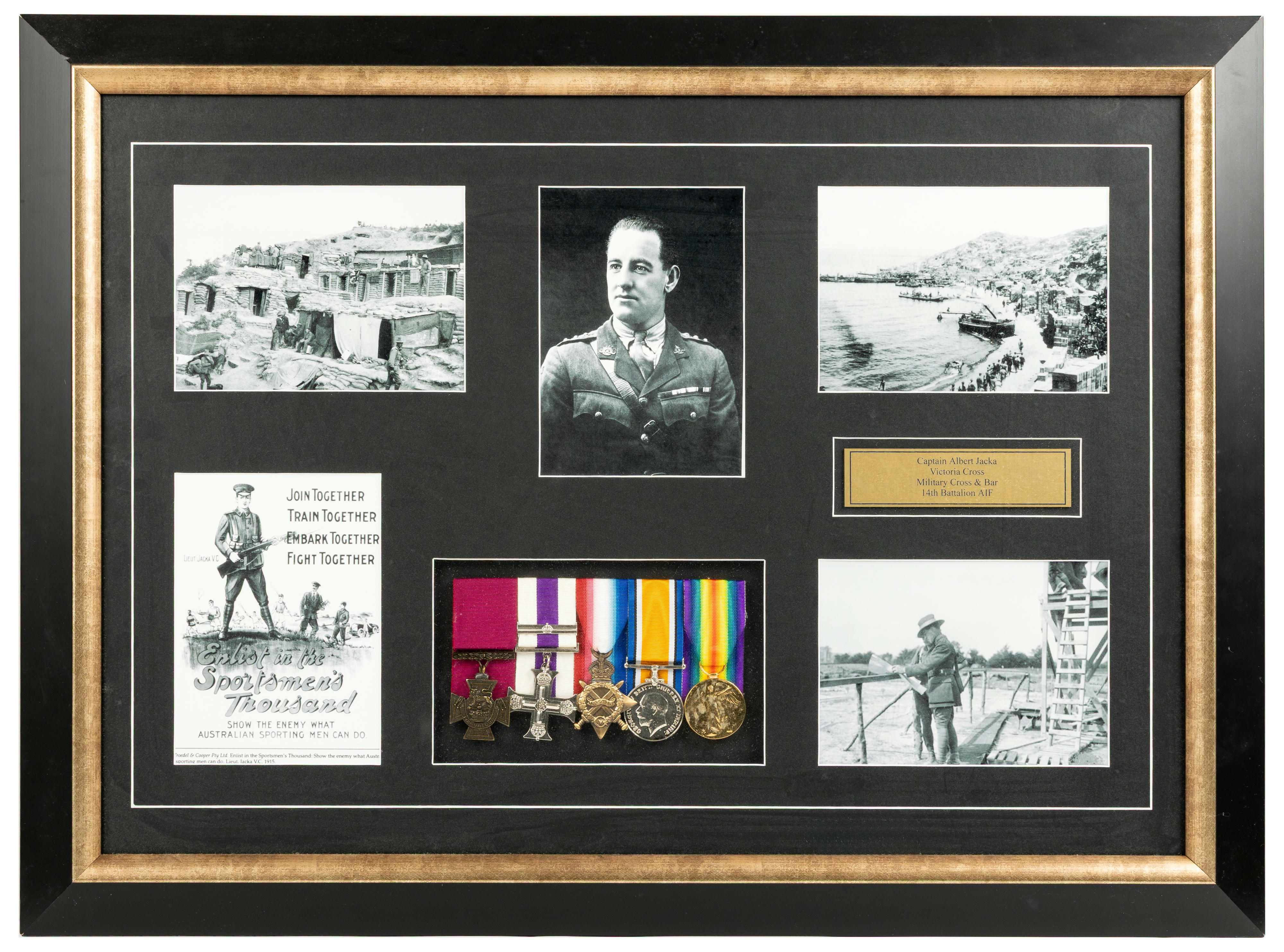 Group of Five - Captain Albert Jacka, 1914 - 1918, EF