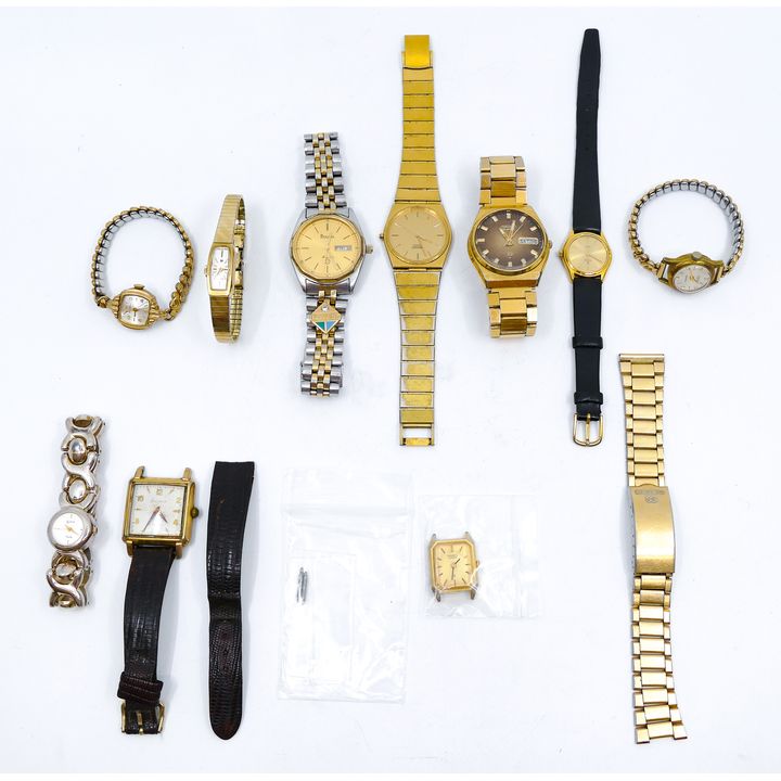 Box Vintage Men's Seiko Wristwatches etc.