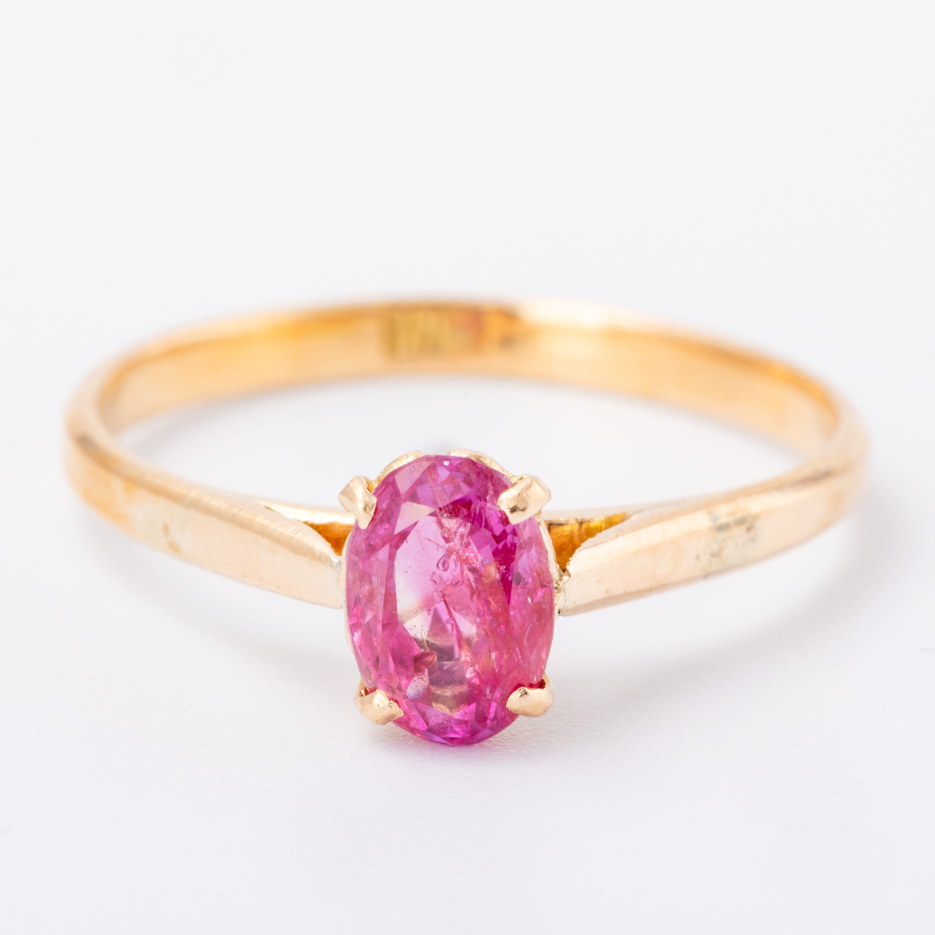 Pink Sapphire 9ct Gold Ring