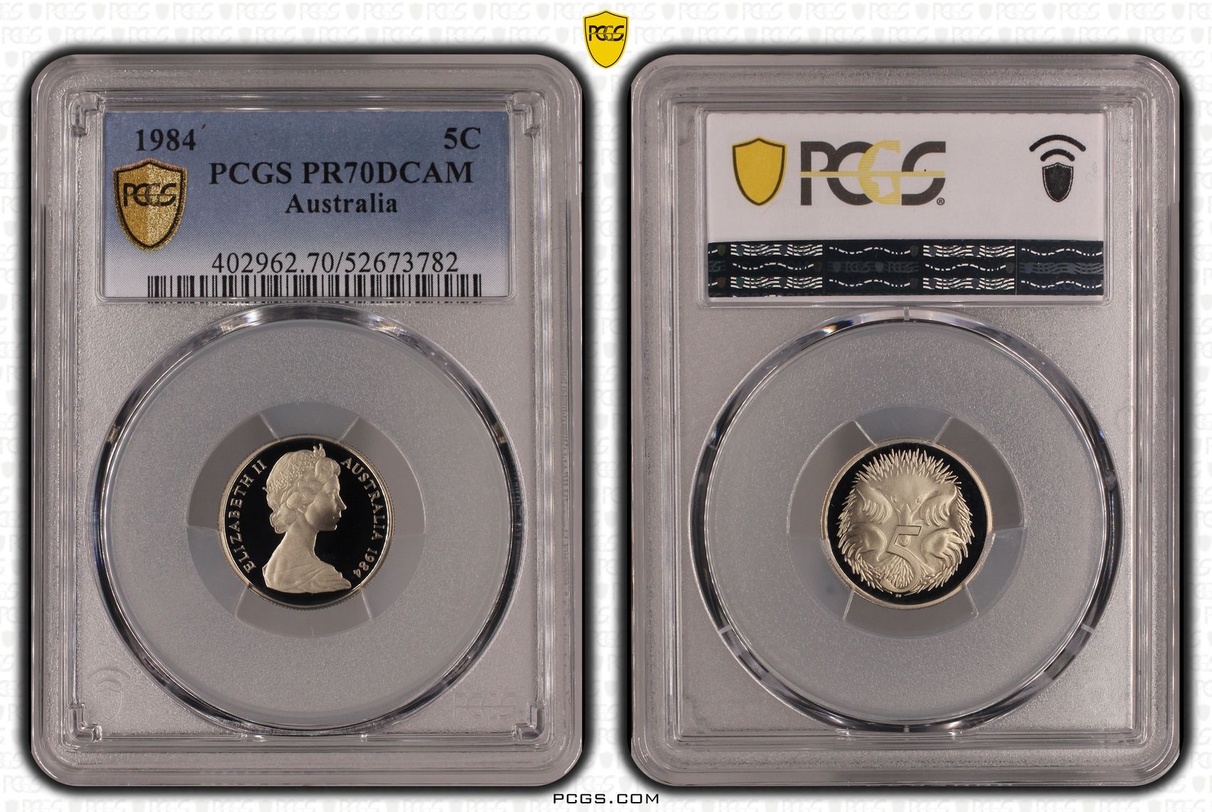 Five Cent, 1984, PCGS PR70DCAM