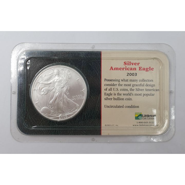 US 1oz. Silver Eagle Unc. Coin