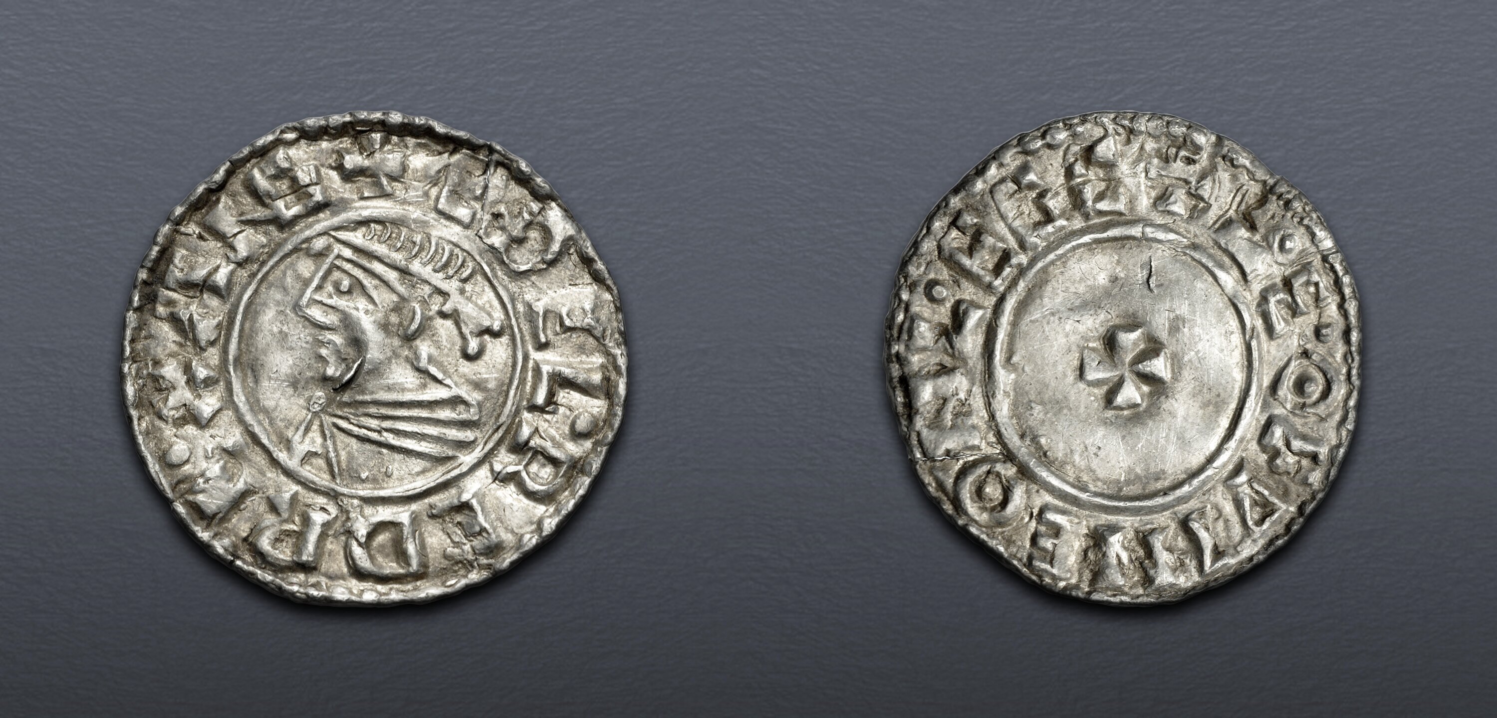 ANGLO-SAXON, Kings of All England. Æthelred II. 978-1016. AR Penny ...