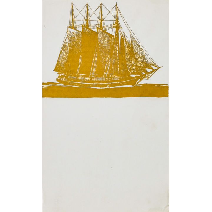 Elton Bennett ''Sails'' Signed Serigraph Sheet 8.5''x5.5''
