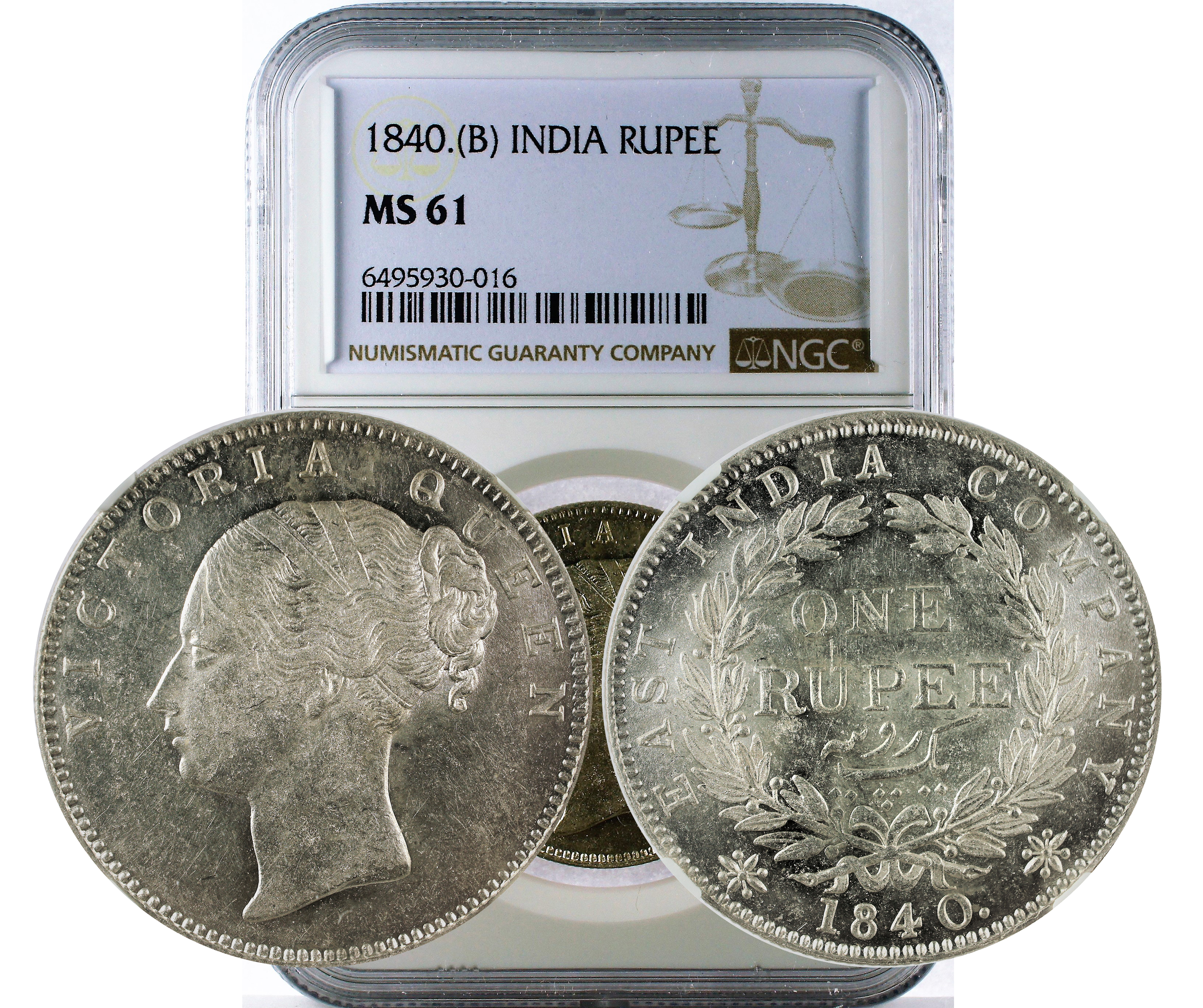 1840.(B) INDIA RUPEE MS 61
