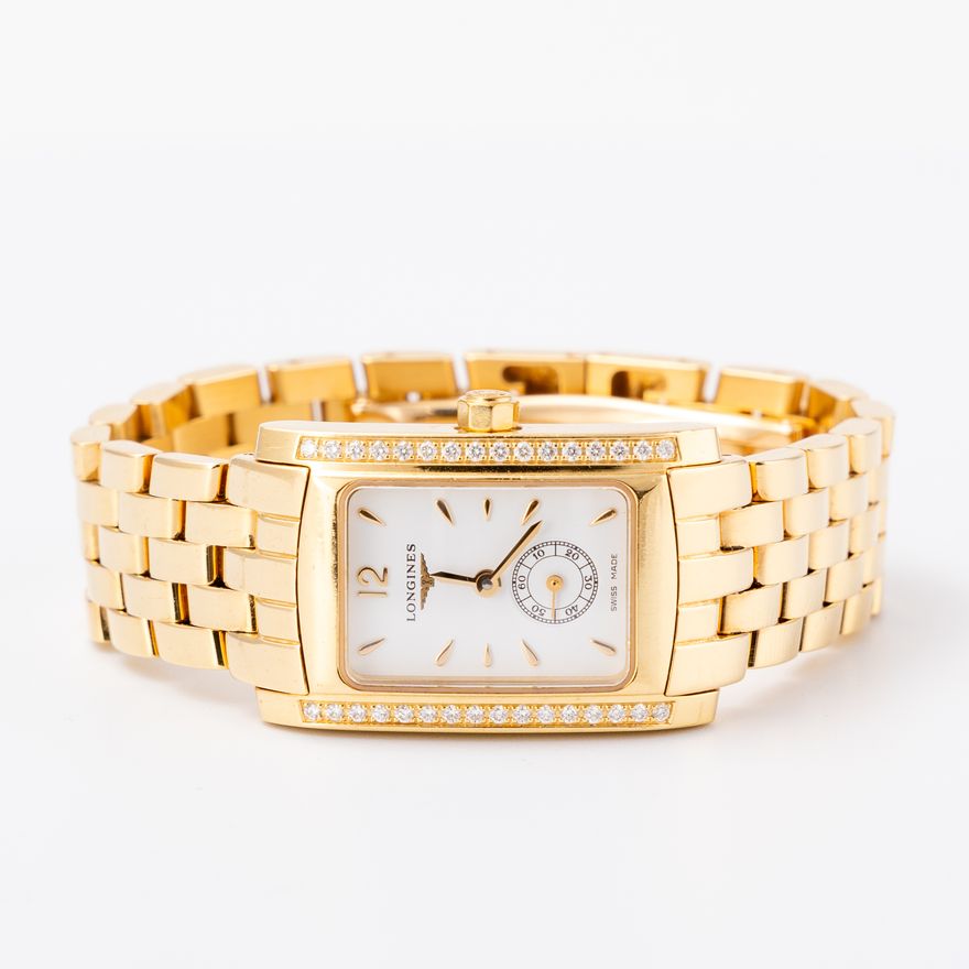 Longines DolceVita 18K Gold Ladies Watch 22mm, Circa 2010s-2020s
