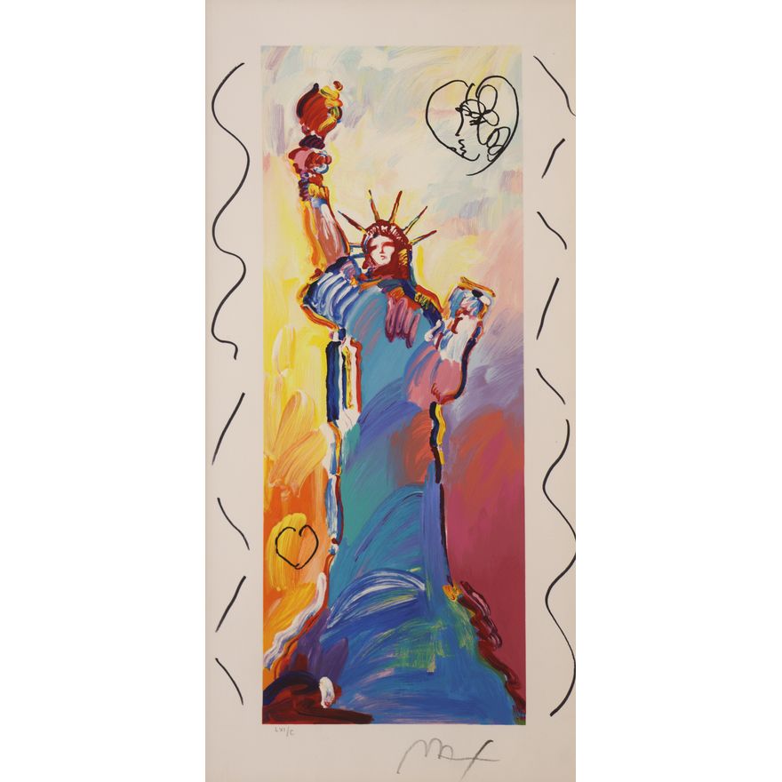 Peter Max ''Statue of Liberty'' (Small) 2010 Serigraph