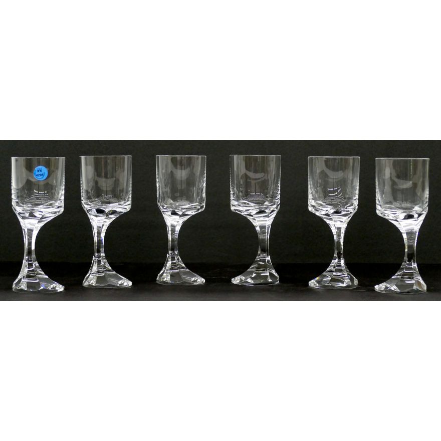 6pc Baccarat Crystal ''Narcisse'' Water Goblet 7''