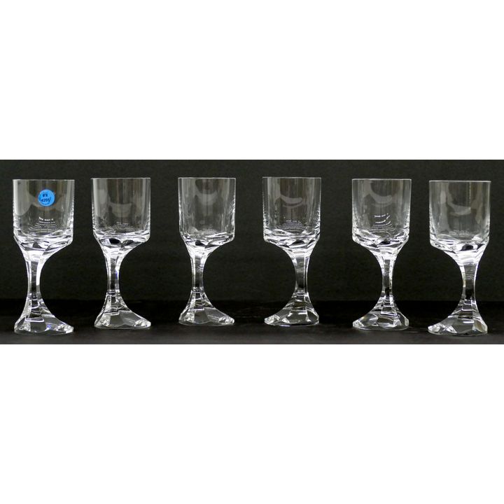 6pc Baccarat Crystal ''Narcisse'' Water Goblet 7''