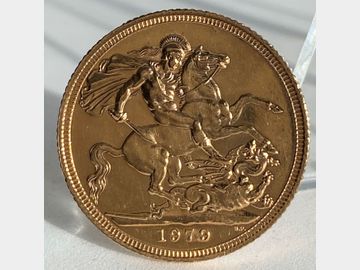 1979 ELIZABETH II DECIMAL GOLD SOVEREIGN