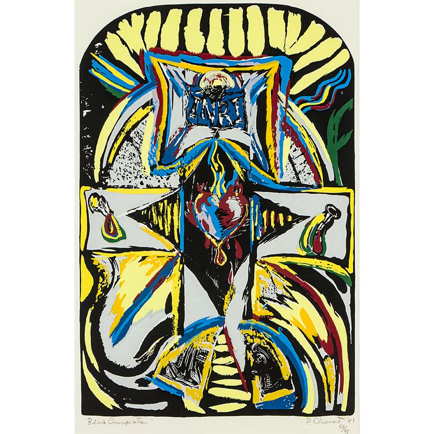 Philip Clairmont 'Black Crucifixion'
