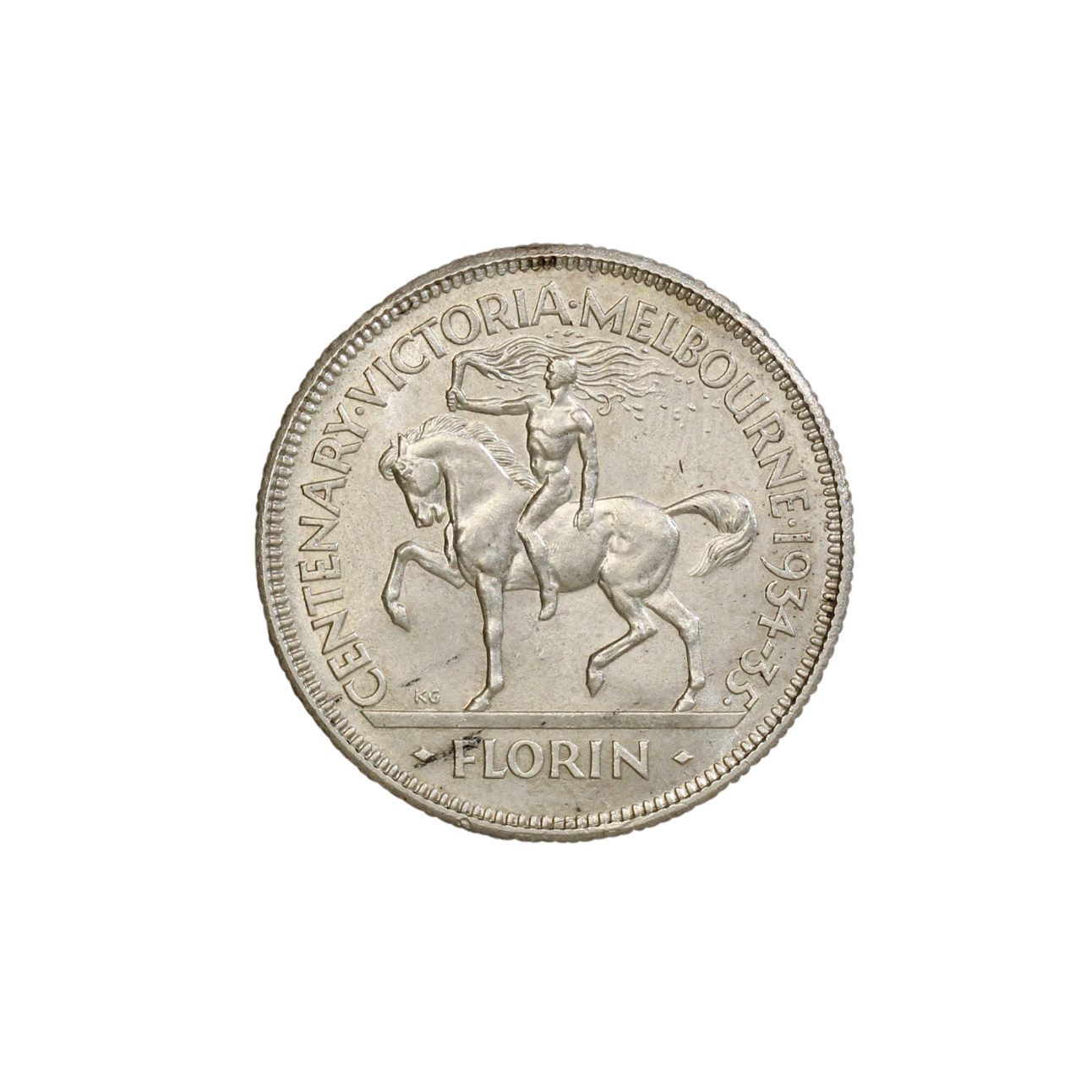 1078. · George V, Florin, 1934/35, aUNC