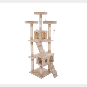 CAT TREE TOWER PLAY HOUSE FOR KITTY SCRATCHERS