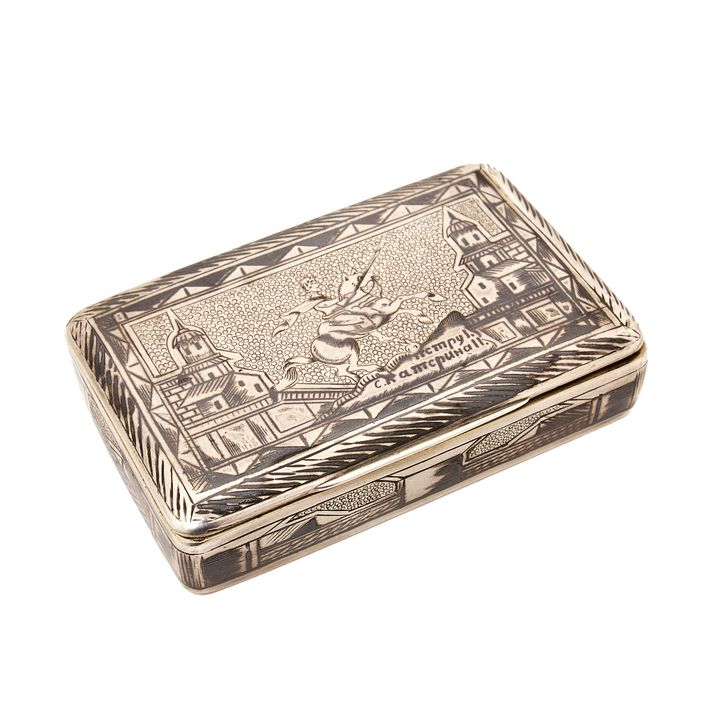 Tabakierka, Moskwa, kon. XIX w.