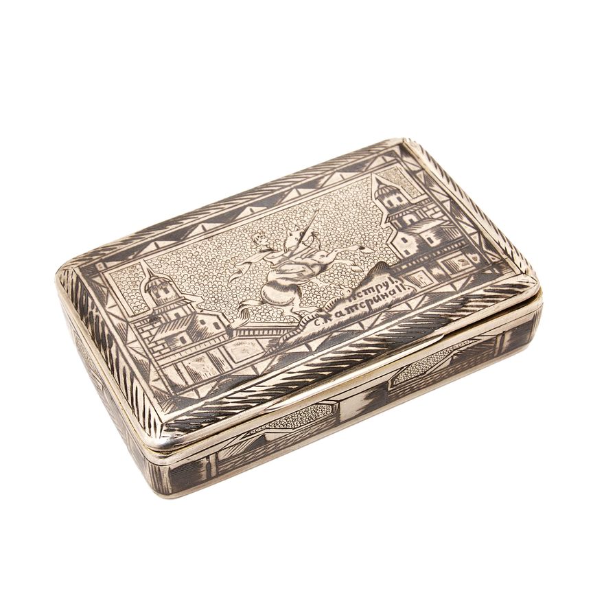 Tabakierka, Moskwa, kon. XIX w.
