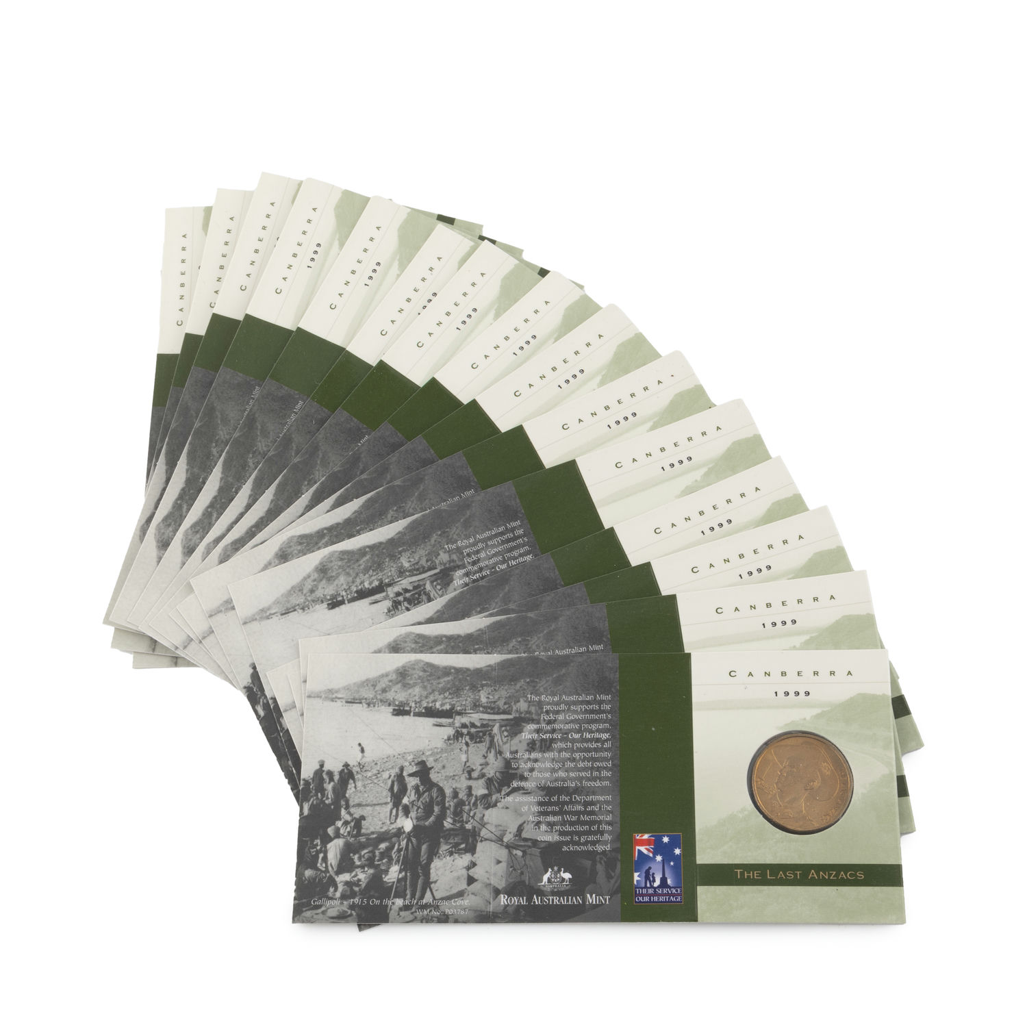 The Last ANZACS, One Dollar, 1999, UNC