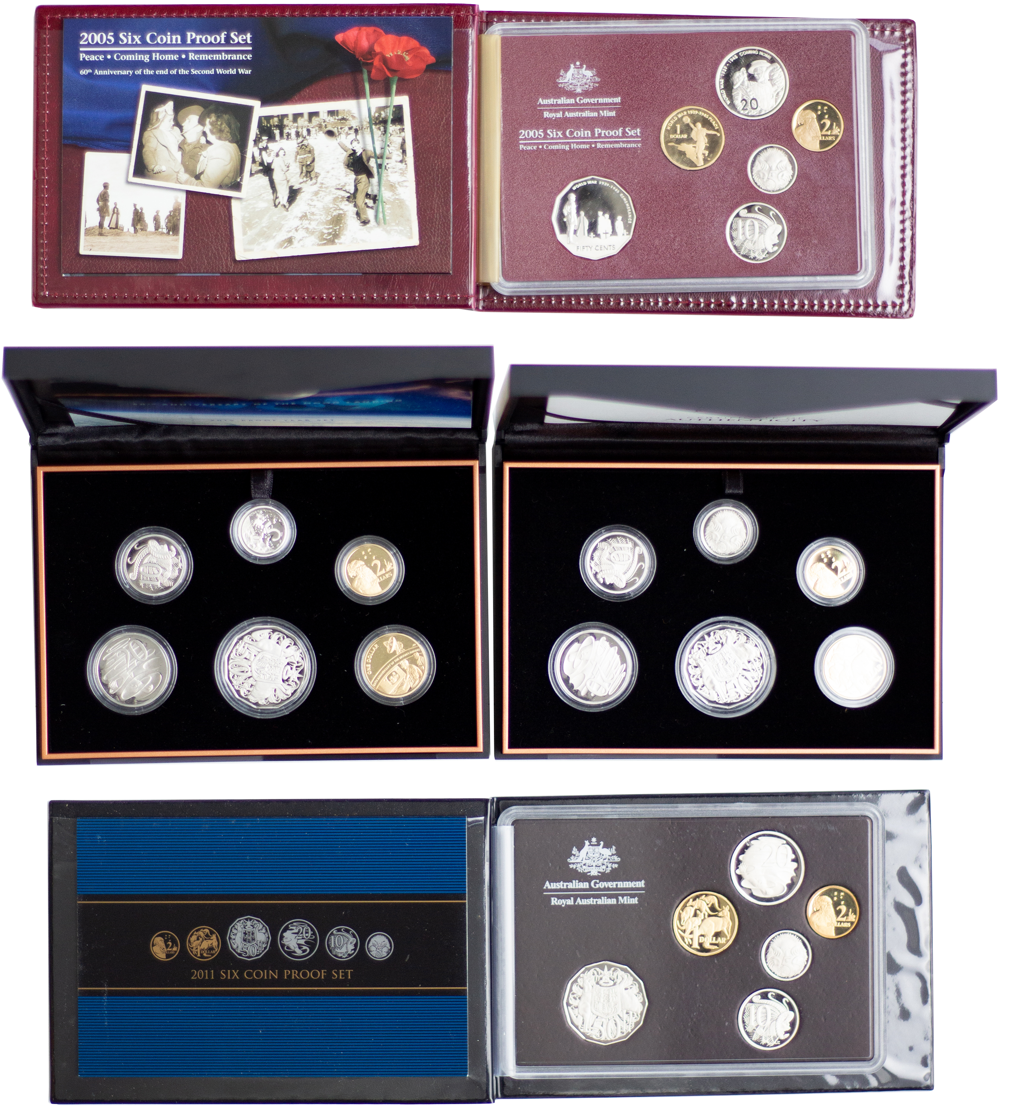 Elizabeth II, Proof Sets, 2005 - 2020, FDC