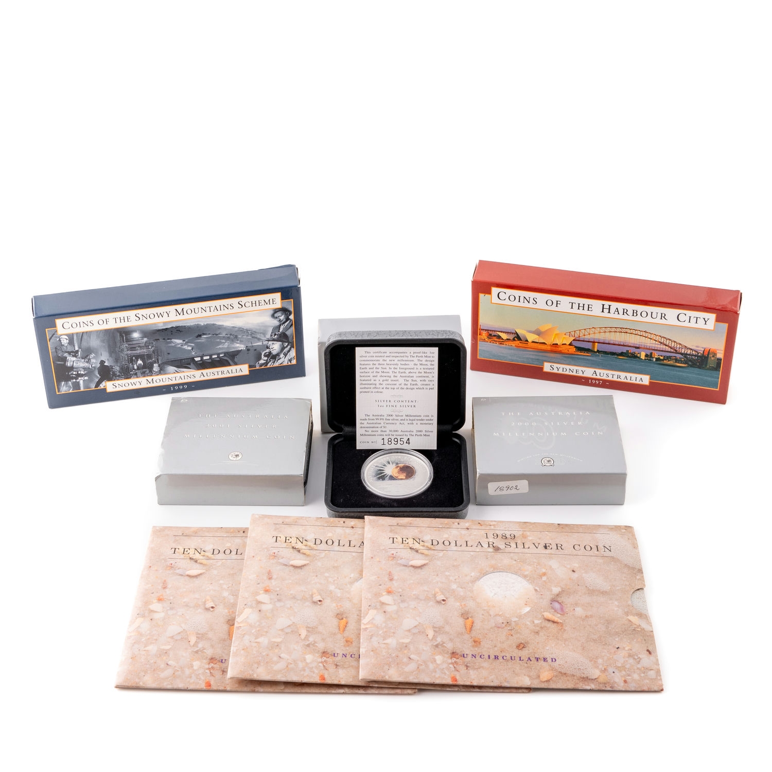 335 · Elizabeth II, One Dollar - Ten Dollars, 1989 - 2001,  FDC